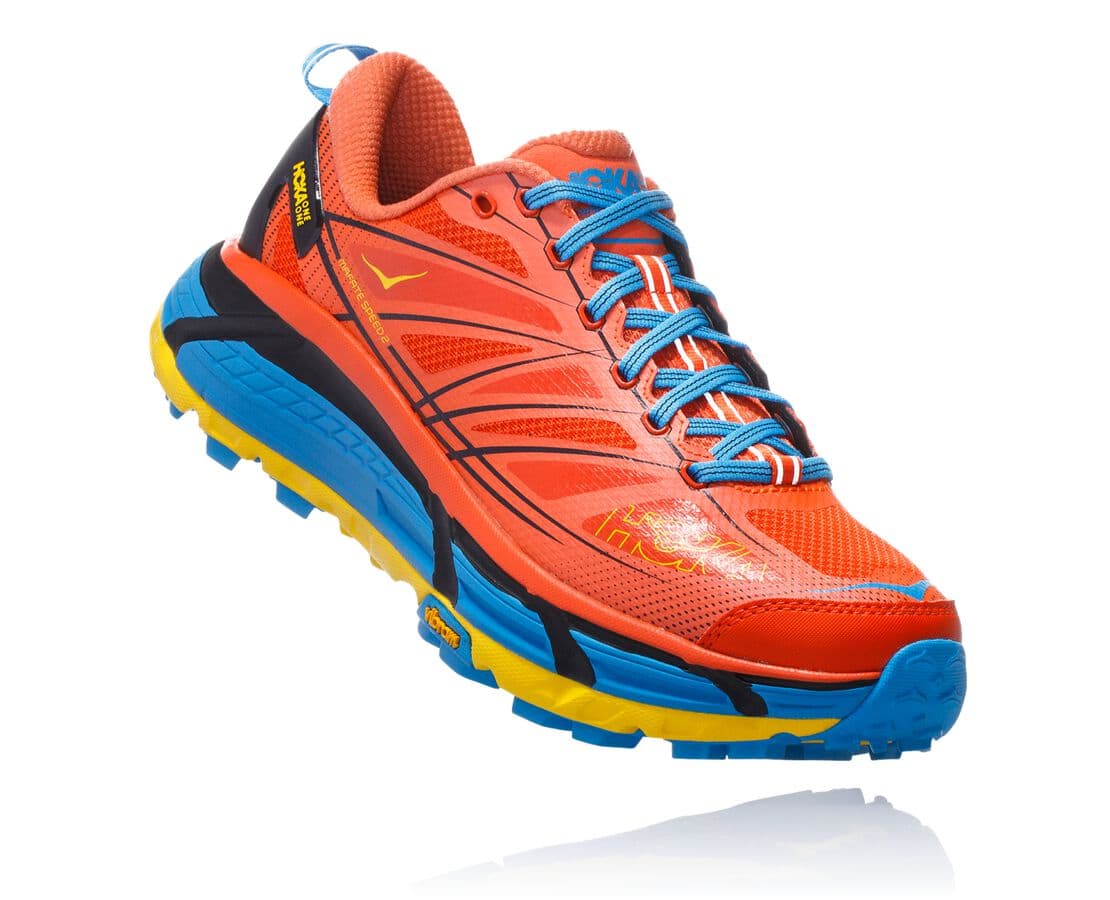 Hoka One One Mafate Speed 2 South Africa - Mens Trail Running Shoes - Orange,YLSHB-4097